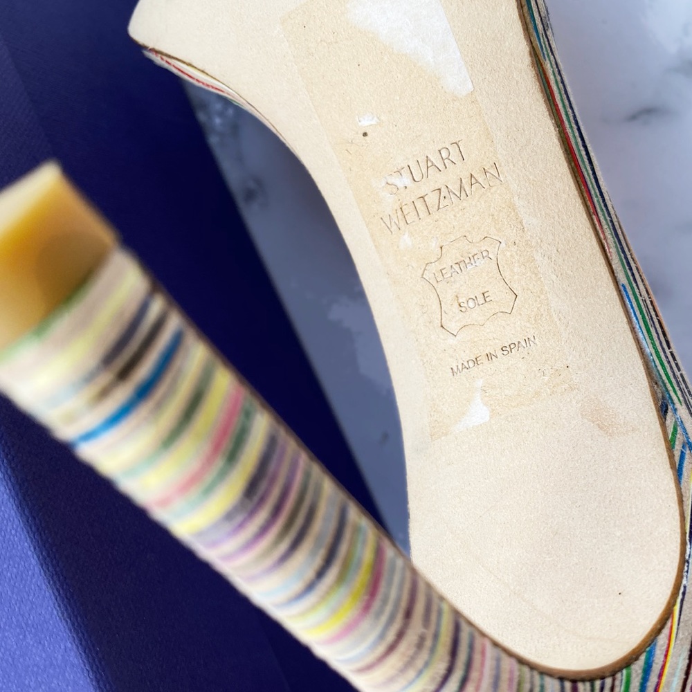 NEW IN BOX Stuart Weitzman Heel Sandal Ankle Strap - Picture 6 of 6